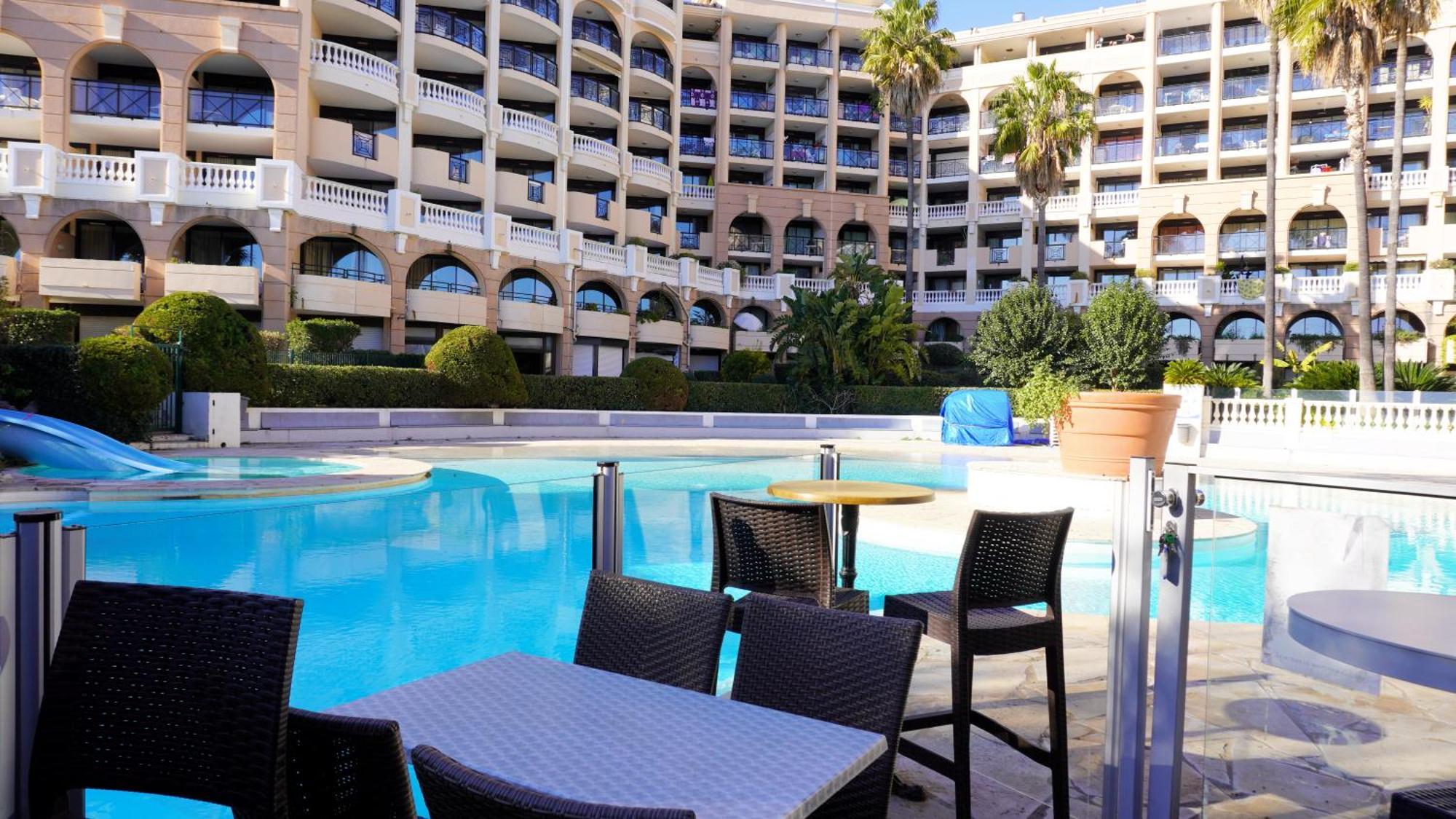 Appartement 556, Vue Mer Et Piscine By Palmazur Vacances Cannes Exteriör bild